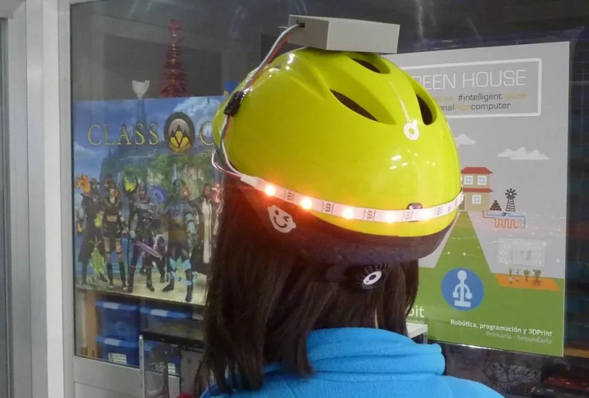 Bicycle Helmet Lights #WearableWednesday