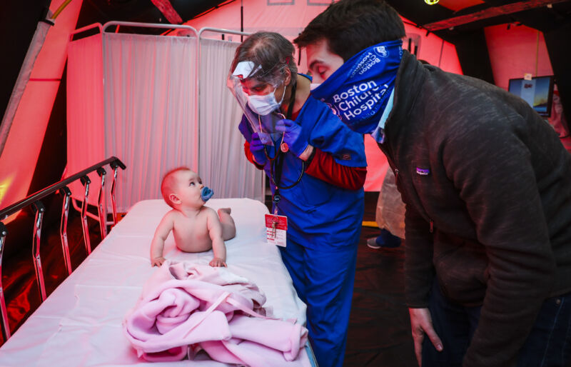 Children’s hospitals are filling nationwide amid tidal wave of omicron