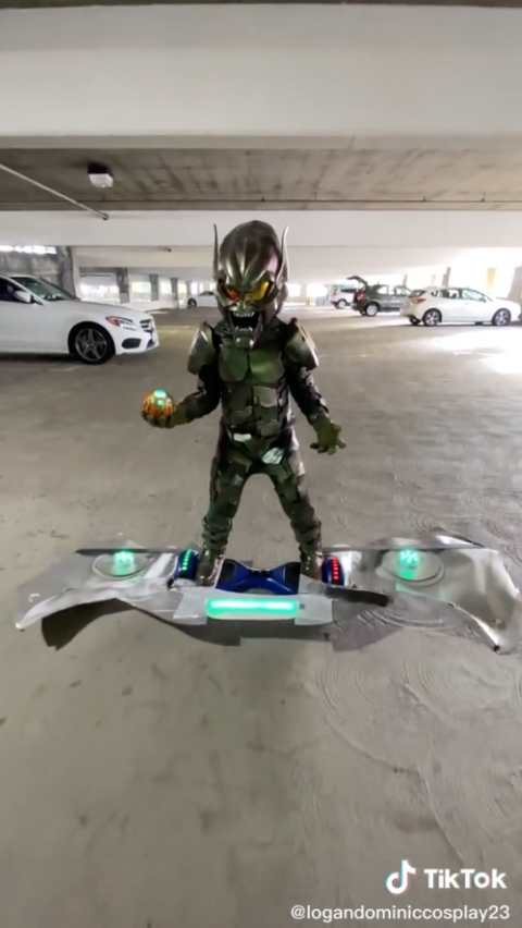 Green Goblin Cosplay #WearableWednesday