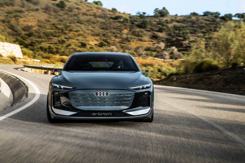 Slinky, stylish Audi A6 Avant e-tron previews future EV station wagon