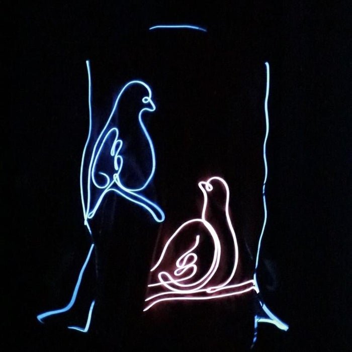 Enhanced Clothing With Glowing EL Wire #WearableWednesday