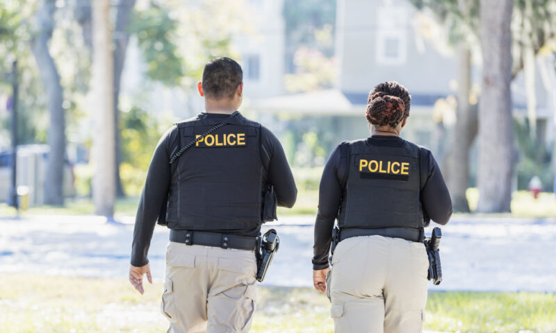 A controlled experiment focuses on improved policing method