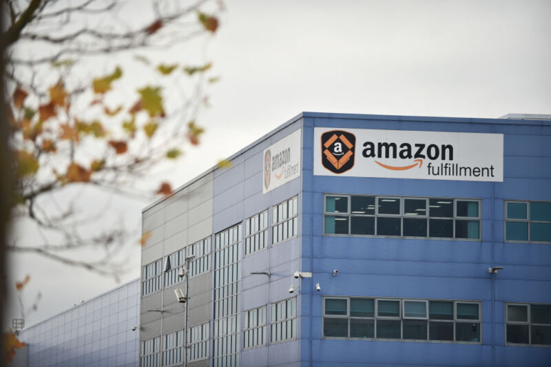 How did a vast Amazon warehouse change life in a former mining town?