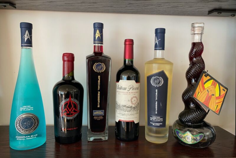 We tasted the expanded collection of Star Trek wines and found them… wanting