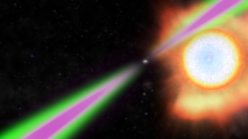 “Black widow” neutron star takes an hour to orbit the star it’s roasting