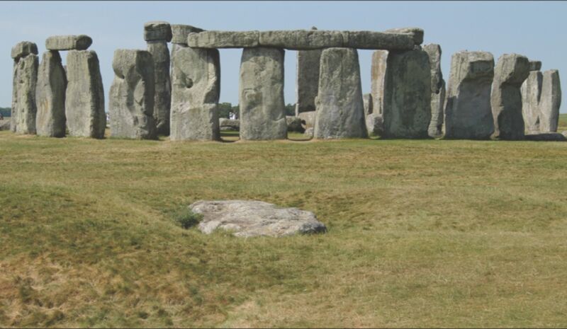 This is what the Salisbury Plain looked like before Stonehenge