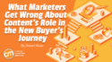 What Marketers Get Wrong About Content’s Role in the New Buyer’s Journey