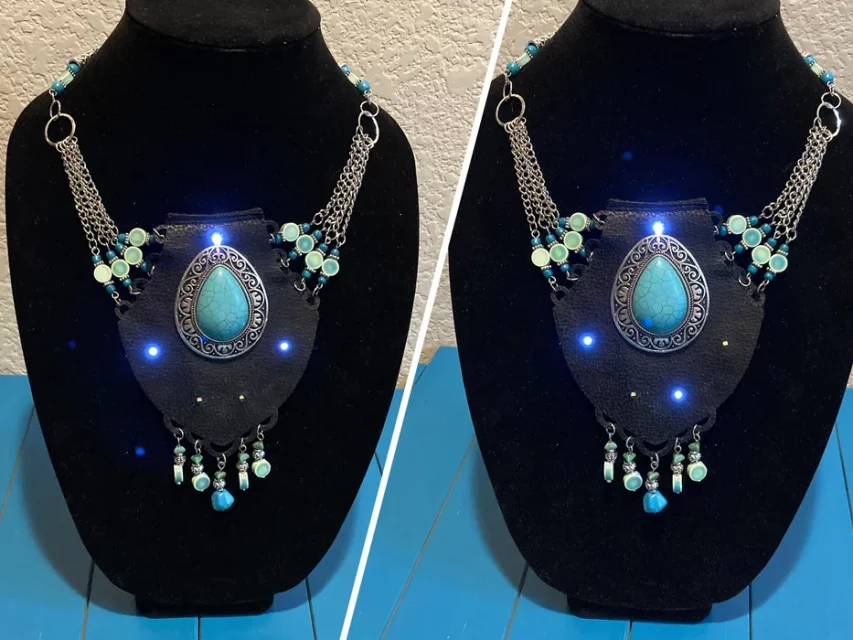Twinkling Necklace #WearableWednesday
