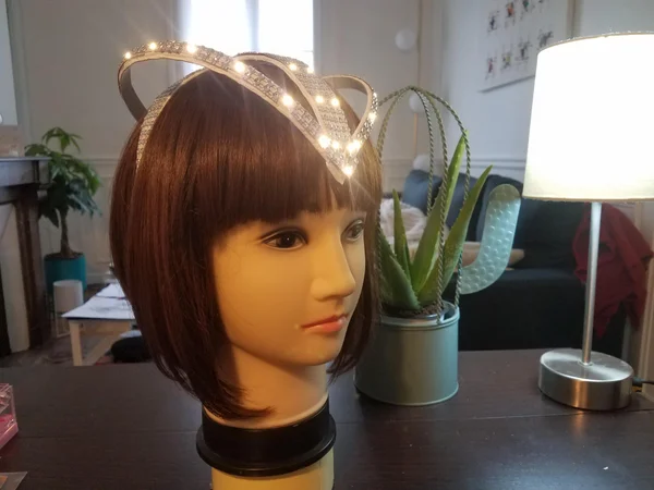 Make an LED Headpiece #WearableWednesday
