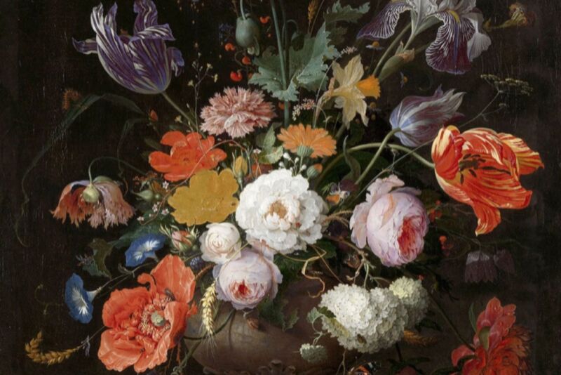 X-ray imaging reveals why this 17th century painted yellow rose lost its luster