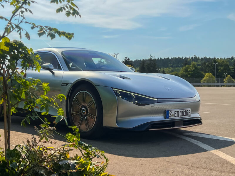 We test an electric Mercedes that can can go 747 miles on a single charge
