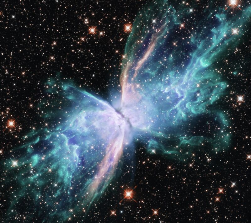 A dying star’s last hurrah