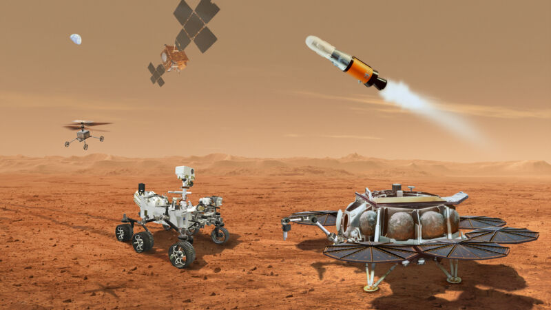 NASA revises Mars’ sample return plan to use helicopters