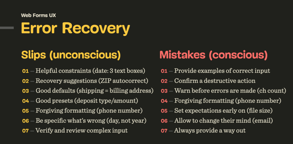 Designing Better Error Messages UX
