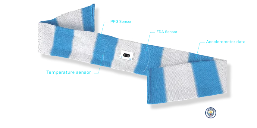 Manchester City and Cisco Announce The Connected Scarf #WearableWednesday