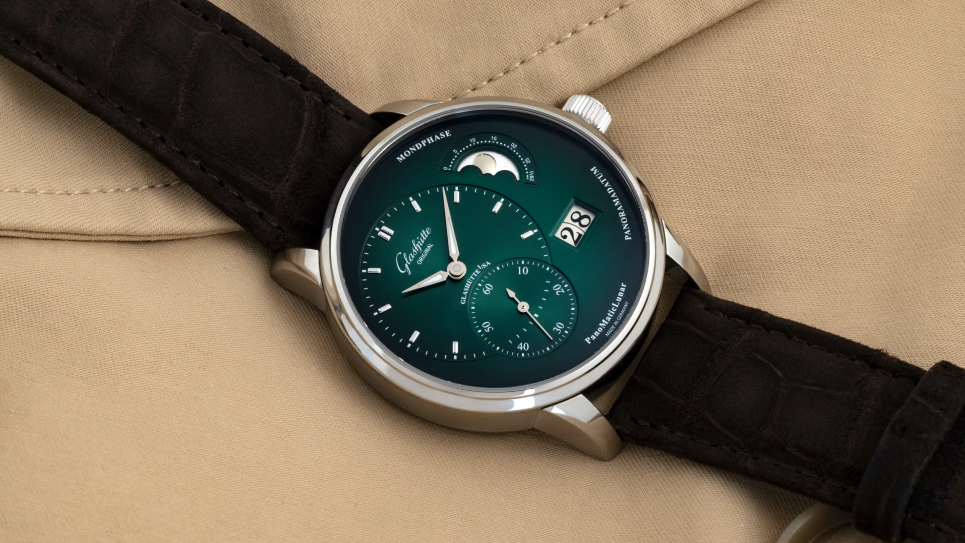 Hands-On: Glashütte Original Has Some Serious Fun With The New PanoMaticLunar Forest Green