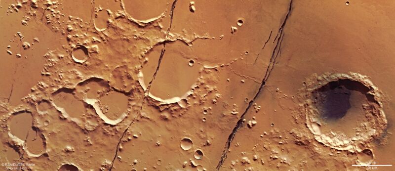 Big impacts picked up by seismograph on Mars