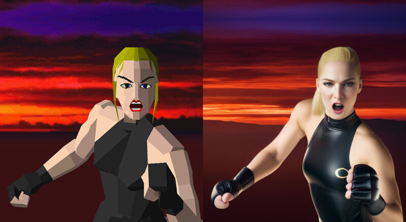Begone, polygons: 1993’s Virtua Fighter gets smoothed out by AI