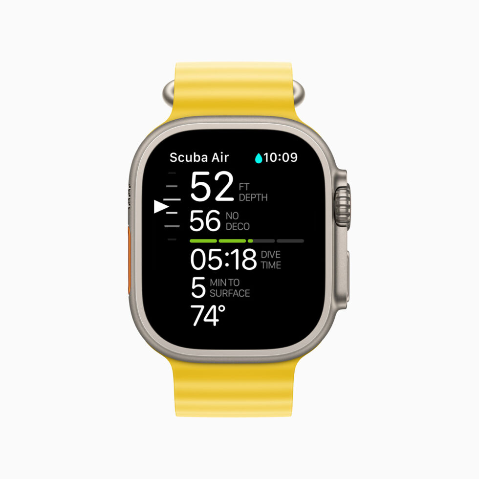 Apple Watch Ultra becomes a diving computer with launch of Oceanic+