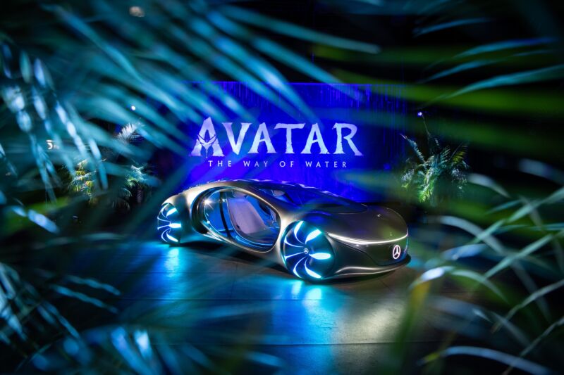 Mercedes built a concept car for Avatar, and we drove it