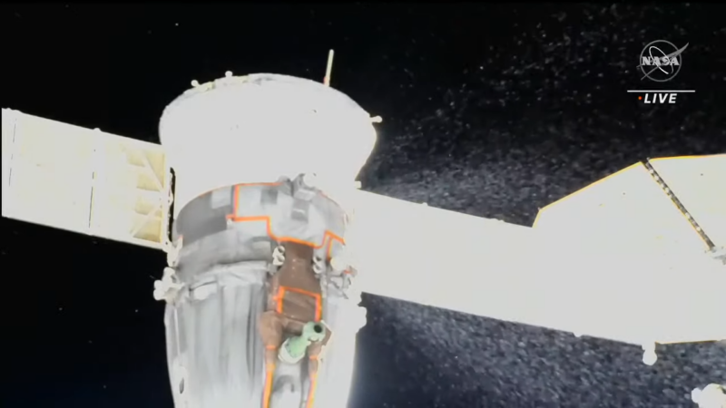 A Russian spacecraft started leaking uncontrollably on Wednesday night