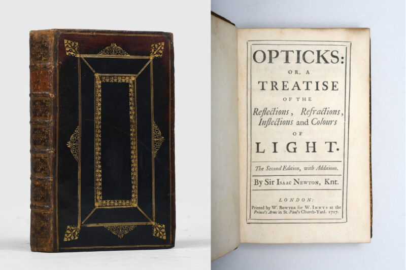 Collector discovered Isaac Newton’s lost personal copy of Opticks