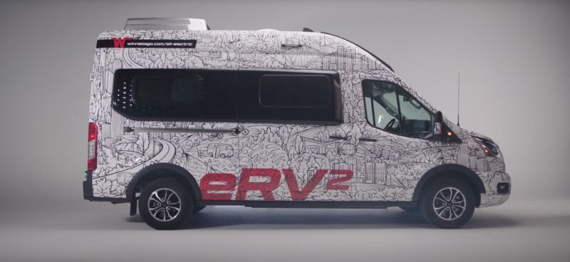 Winnebago’s first electric motorhome prototype breaks cover