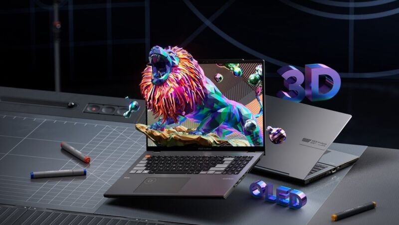 Asus brings glasses-free 3D to OLED laptops