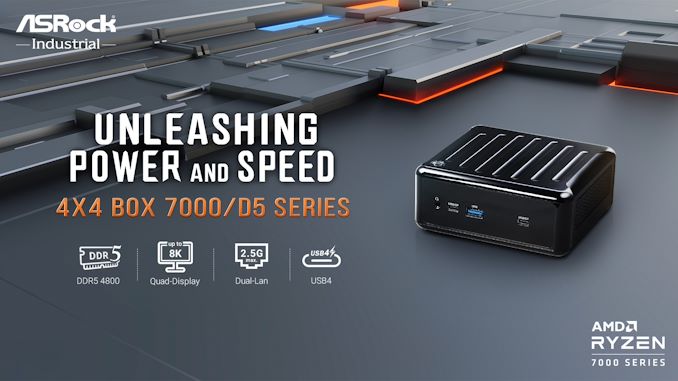 ASRock Industrial’s 4X4 BOX 7000/D5 Series Brings Zen 3+ and USB4 40Gbps to UCFF Systems