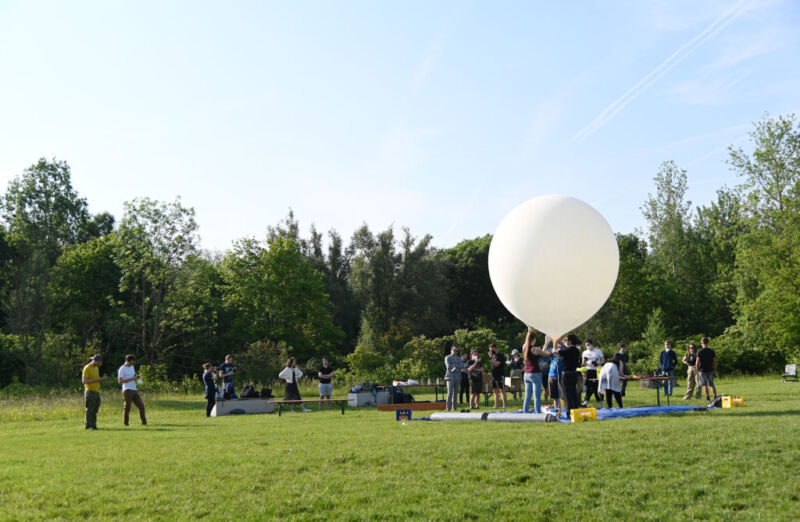 Why would the Chinese government be flying a large stratospheric balloon?