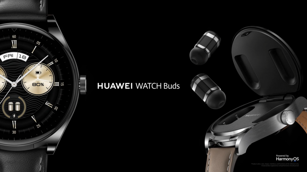 Huawei’s Watch Buds ask: “What if your smartwatch also contained earbuds?”