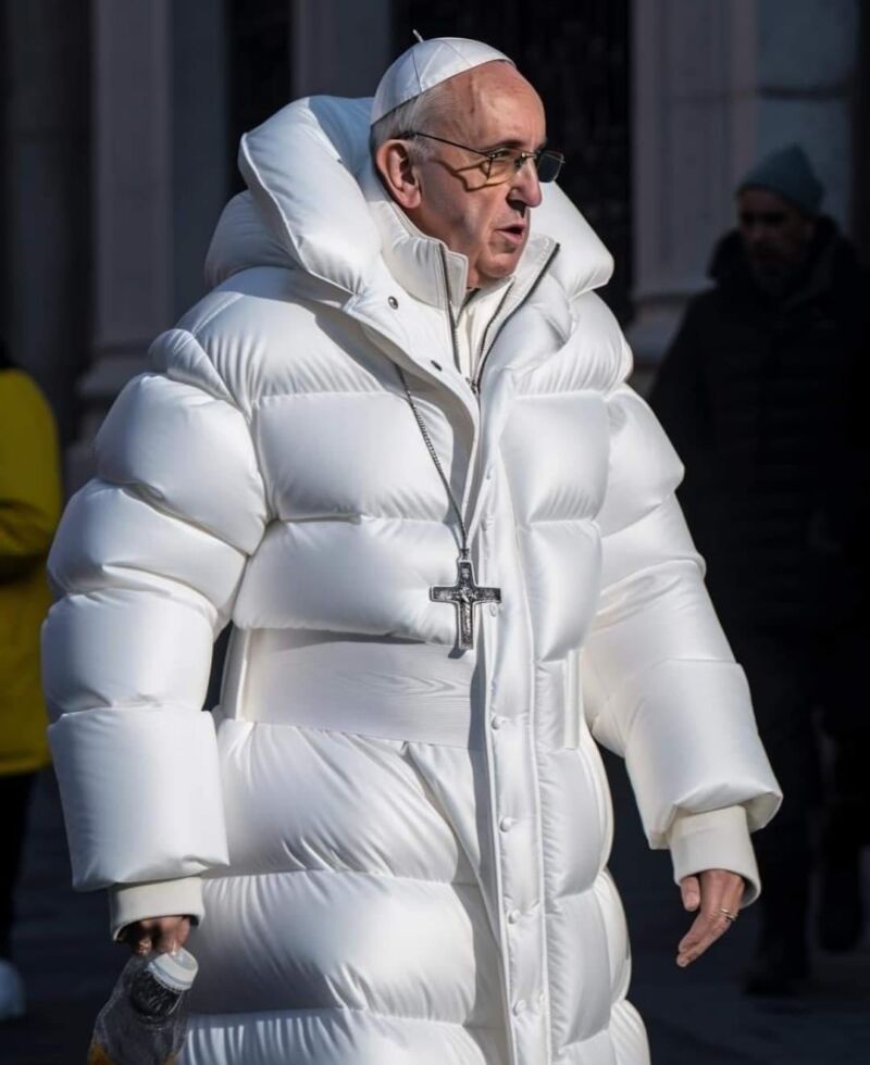Immaculate AI images of Pope Francis trick the masses