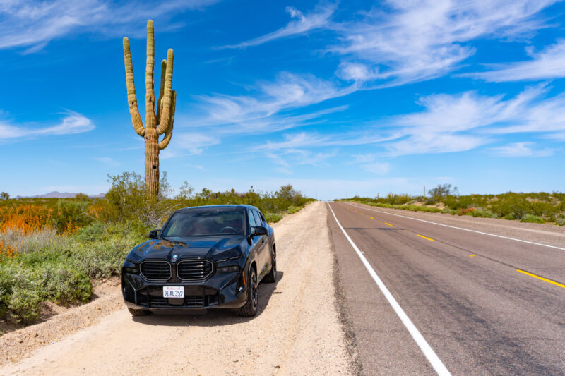 Driving across the American West in techno-excess with the BMW XM