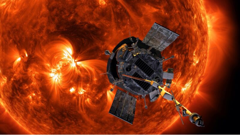 Parker Solar Probe images the launch of the solar wind