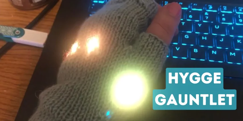 Make a Hygge Gauntlet for Cozy Color Therapy #WearableWednesday