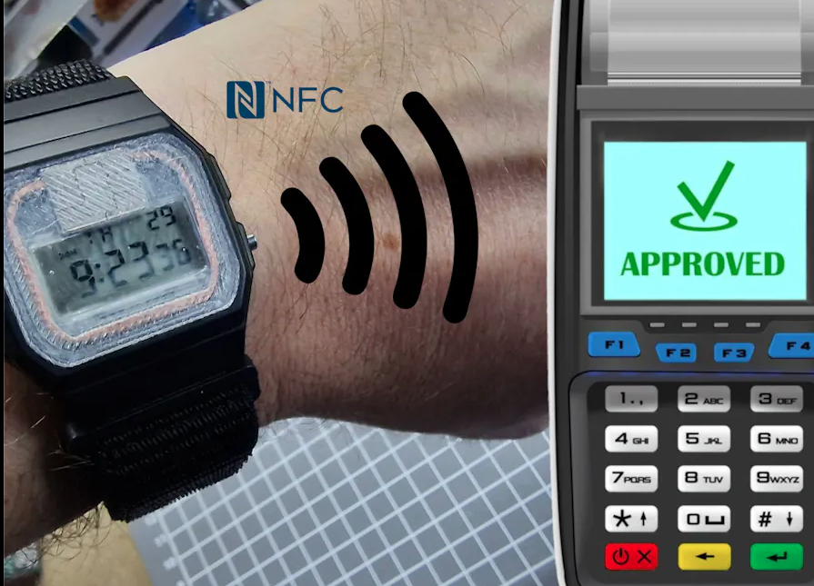 Hacked CASIO F-91W digital watch #WearableWednesday
