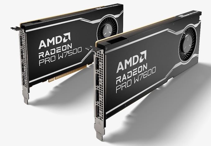 AMD Announces Radeon Pro W7600 & W7500: Pro RDNA 3 For The Mid-Range