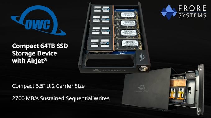 OWC Teams Up with Frore for 32TB and 64TB SSD Devices