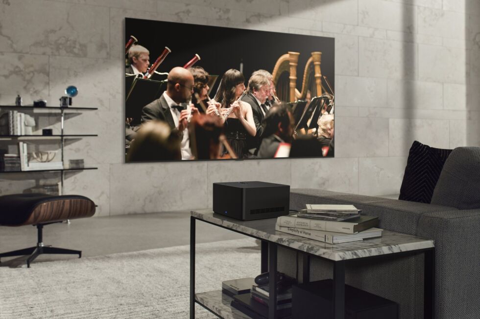 New LG TVs relegate I/O to a box you can set 30 feet from the screen