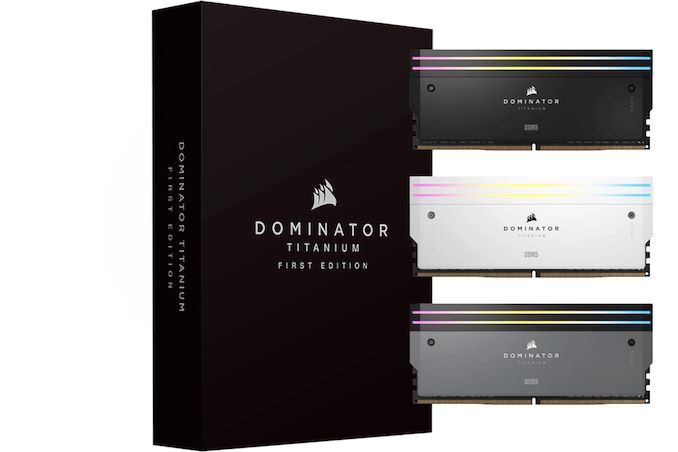 Corsair’s Dominator Titanium Memory Now Available, Unveils Plans for Beyond 8000 MT/s
