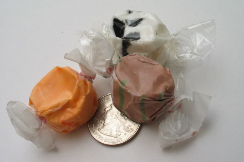The physics of saltwater taffy