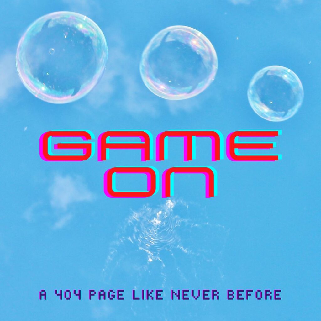 Fun and Interactive 404 Error Page with Bubble Shooter Game