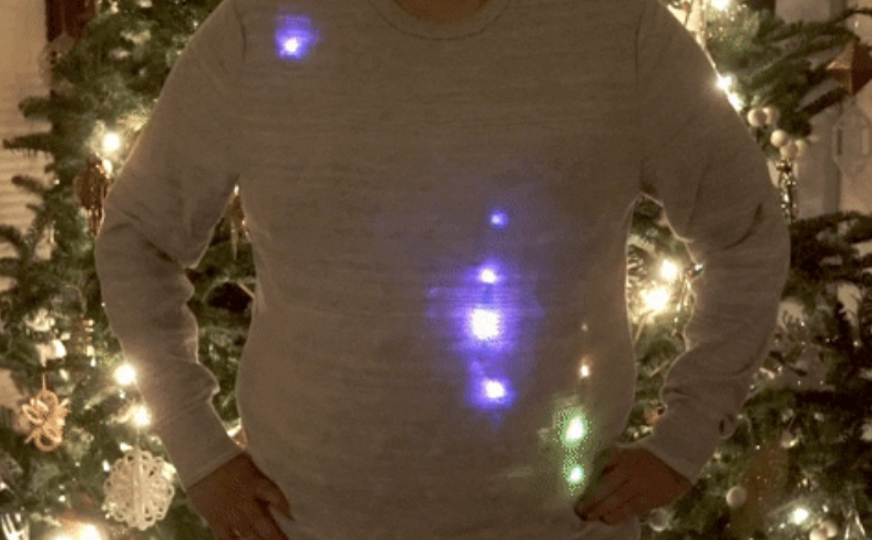 Make your own light-up holiday sweater #WearableWednesday