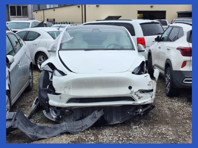 The reincarnation of totaled Teslas—in Ukraine