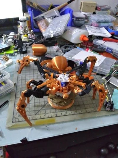 Wearable Steampunk Style Spider #Wearables