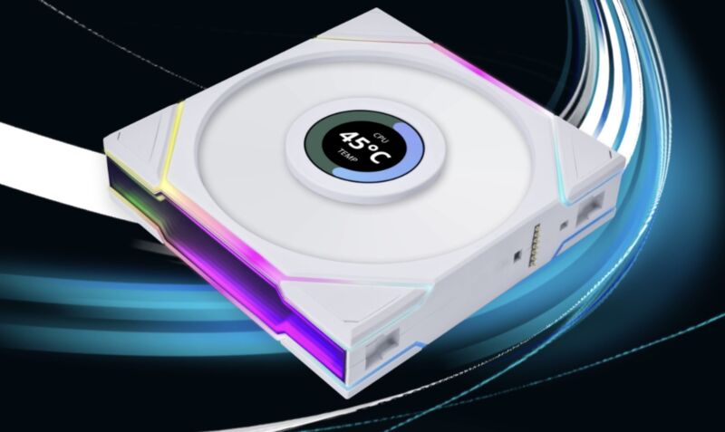 Lian Li has discovered a new frontier for LCD screens: $47 PC case fans