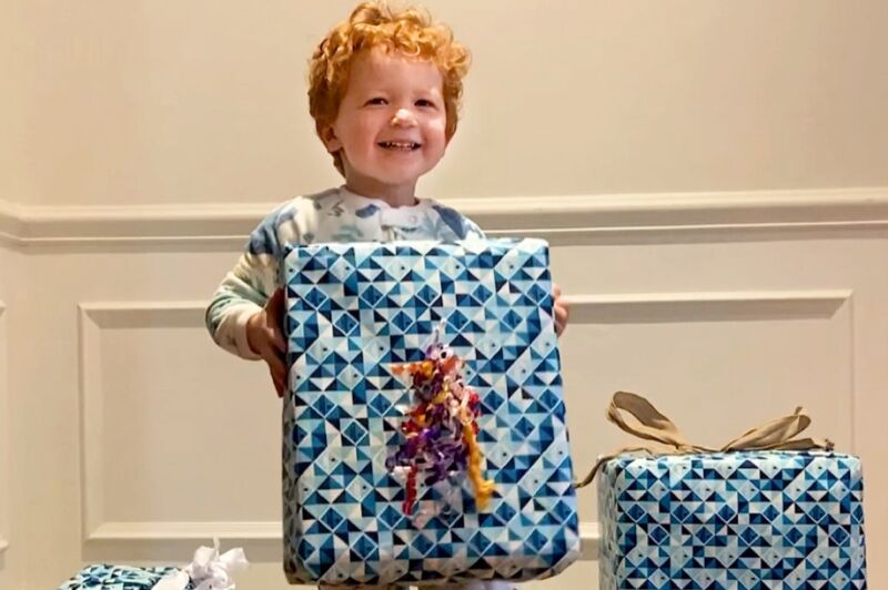 People can tell what you want to know when you shake wrapped Christmas gifts