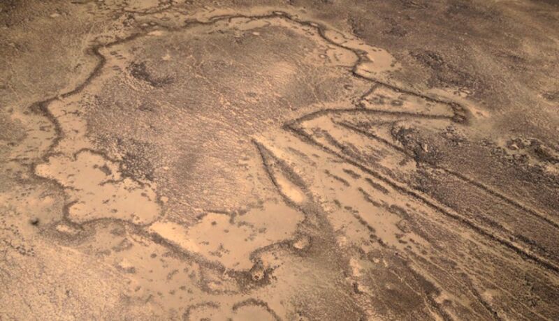Ancient desert mega-structures were planned using carved maps to scale