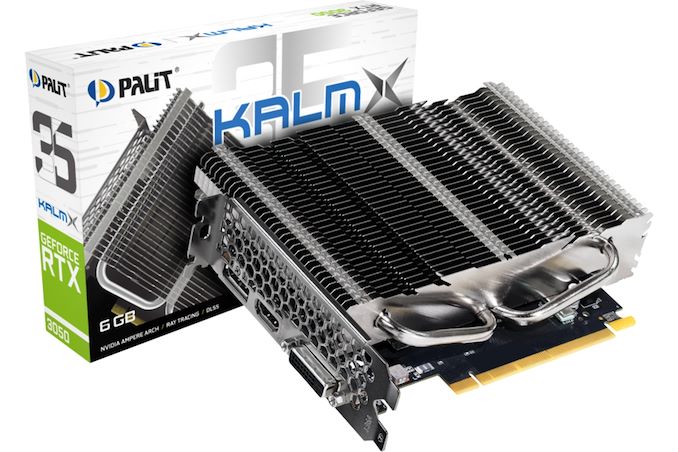 Palit Releases Fanless Version of NVIDIA’s New GeForce RTX 3050 6GB