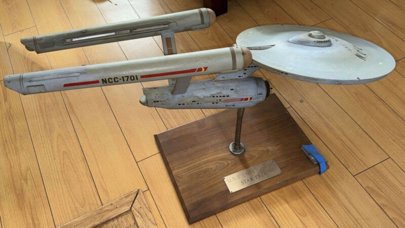 Long-lost model of the USS Enterprise returned to Roddenberry family